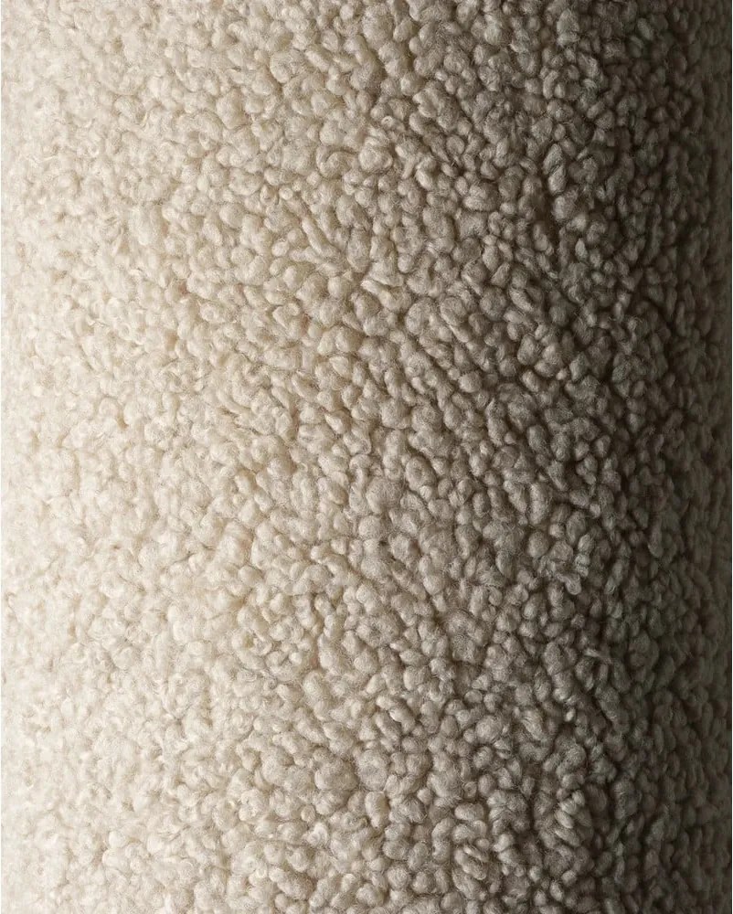 Cuscino per divano da bambini marrone chiaro con rivestimento in bouclé Teddy Pouch – Wigiwama