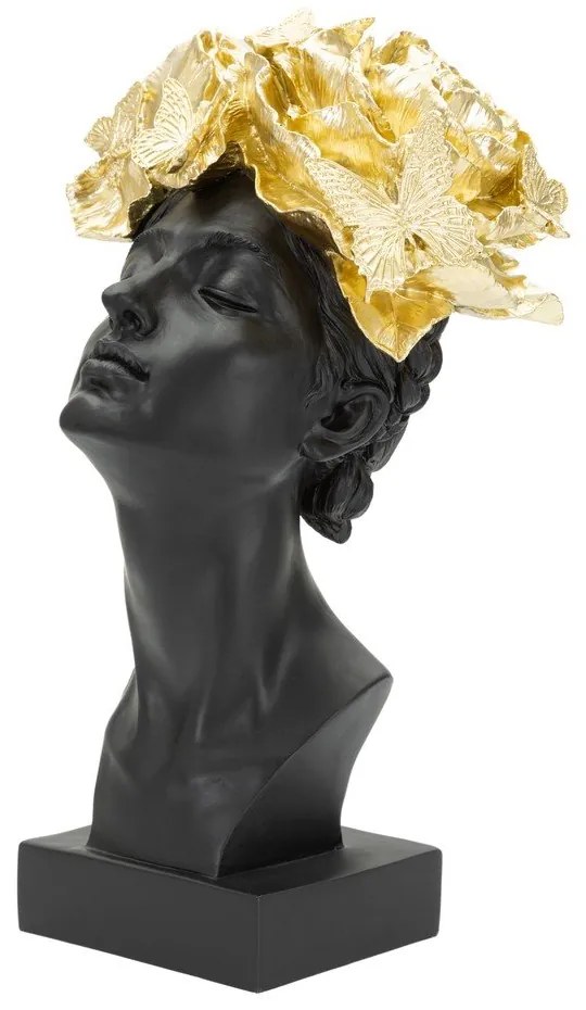 Statua in poliresina 36,5 cm Woman With Butterfly - Mauro Ferretti