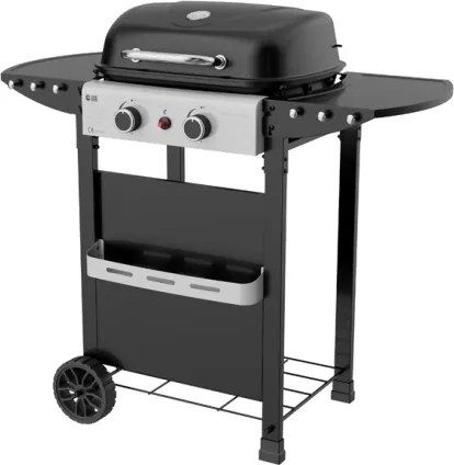 Barbecue A Gas 2 Fuochi Con Ruote Simply Hot C-Line