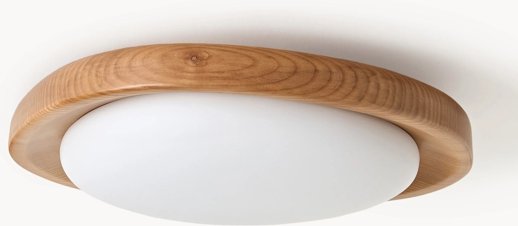 Lampada a sospensione con struttura in legno di frassino Matthew