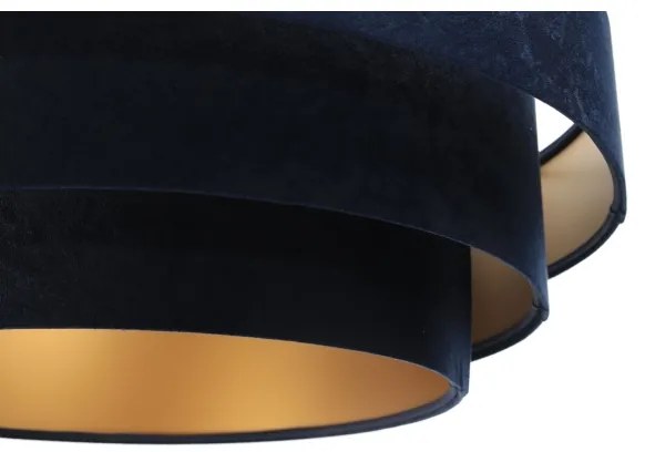 Lampadario su filo TRINITI 1xE27/60W/230V blu/giallo