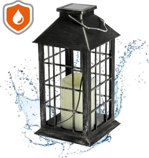 LED Lampada solare a sospensione LED/0,02W/1,2V 1xAA 2700K IP44 patina