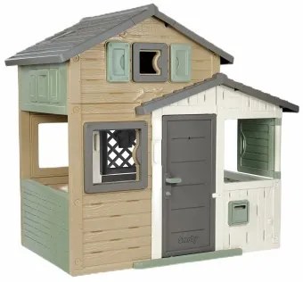 Casa da Gioco per Bambini Smoby GREEN EVO FRIENDS HOUSE 175,4 x 114,3 x 162 cm