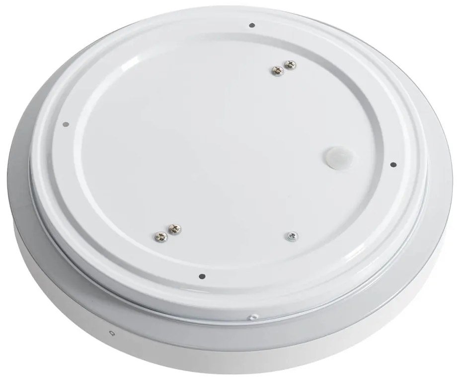 Plafoniera moderna bianca 35 cm IP44 - Walden