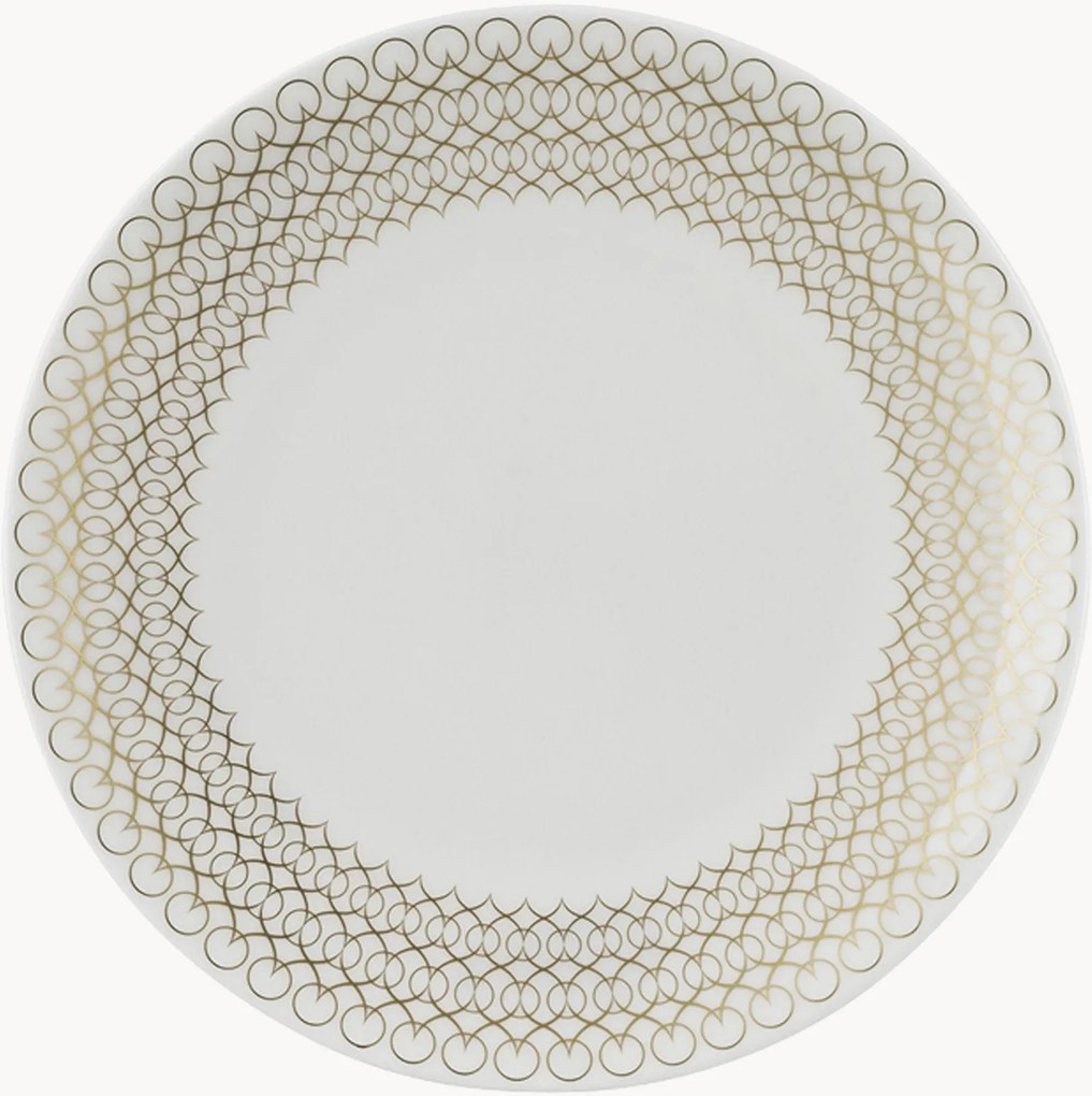 Set di 6 piatti da dessert in Bone China Jade