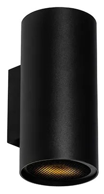 Lampada da parete rotonda di design nera - Sab Honey