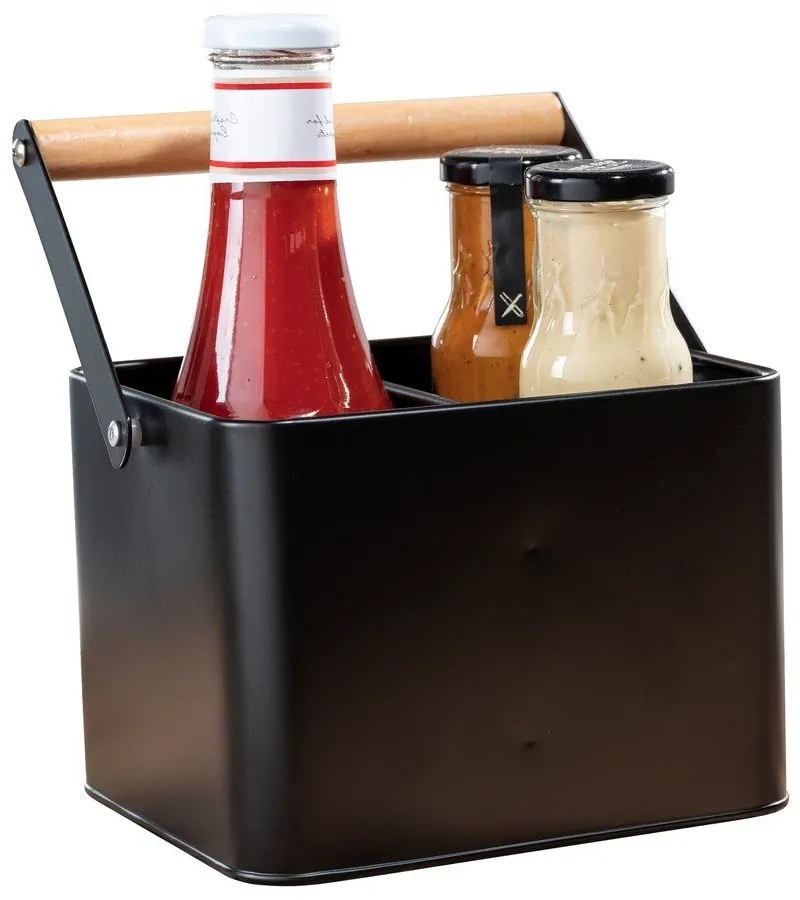 Scatola nera per utensili da cucina Baco Black Outdoor Kitchen Baco - Wenko