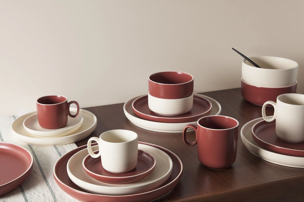 Kave Home - Tazza da caffè Roperta in porcellana beige