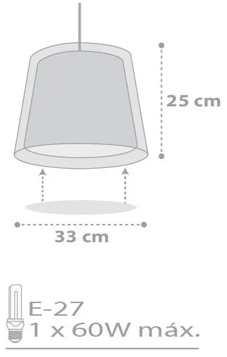 Dalber D-81212E - Lampadario per bambini STARS 1xE27/60W/230V