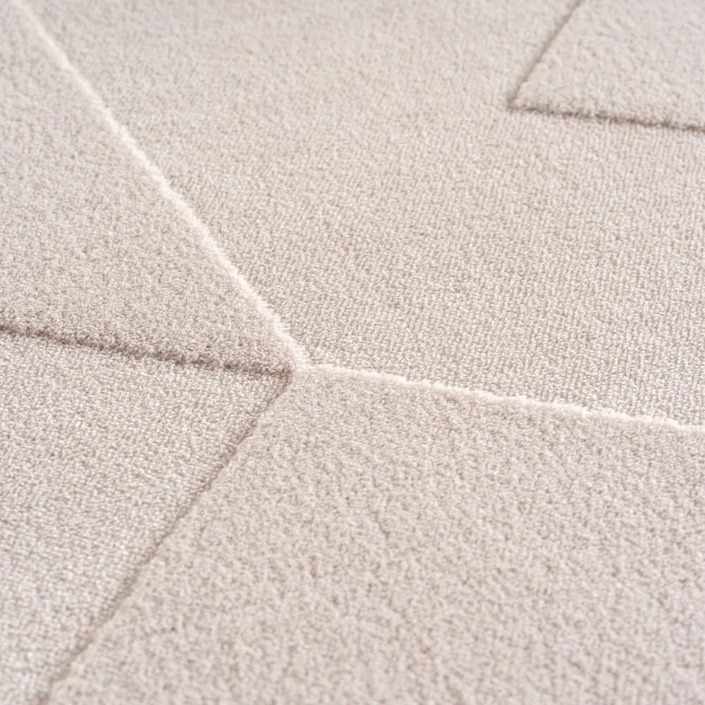 Tappeto color crema lavabile 240x340 cm Pompei 1613 – Ayyildiz Carpets