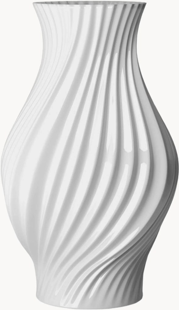 Vaso in porcellana Twist, alt. 18 cm