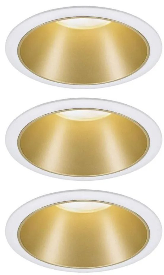 Paulmann 93406 - SET 3xLED/6,5W IP44 Lampada bagno dimmerabile COLE 230V