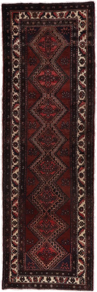 Hamedan Tappeto persiano 330 x 100 (Iran) Annodato A Mano