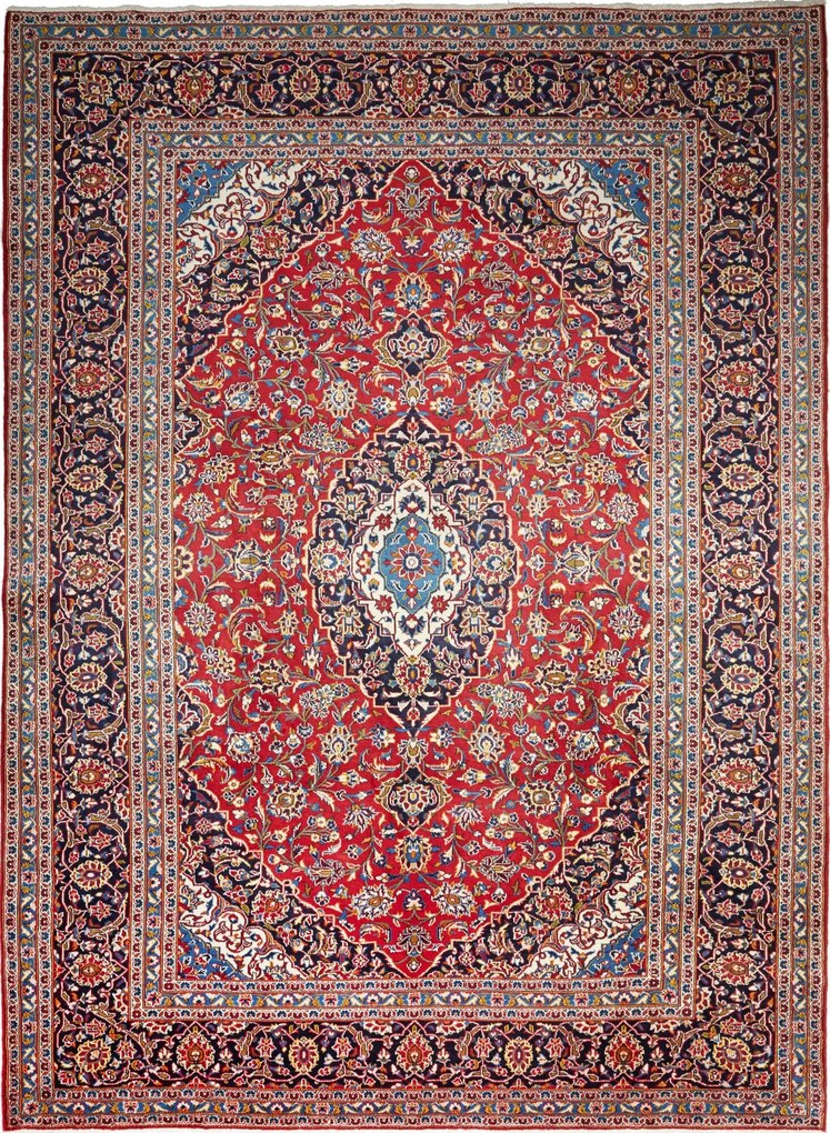 Kashan Tappeto persiano 250x340 Rosso (Iran) Annodato A Mano