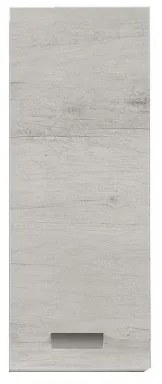 Pensile singolo con anta 25x16xH71 cm ad apertura destra QUERCIA BIANCO