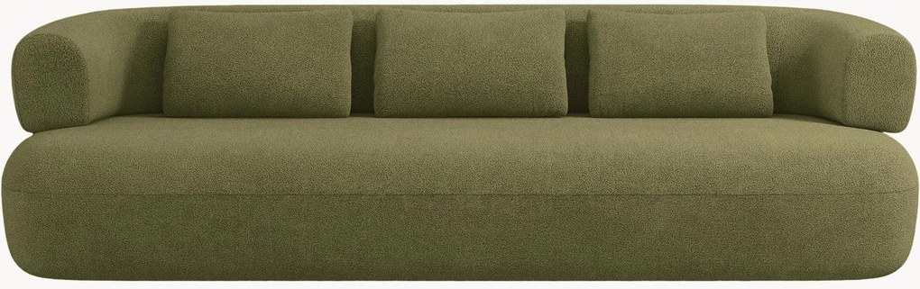 Divano 3 posti in bouclé Jenny, larg. 226 cm