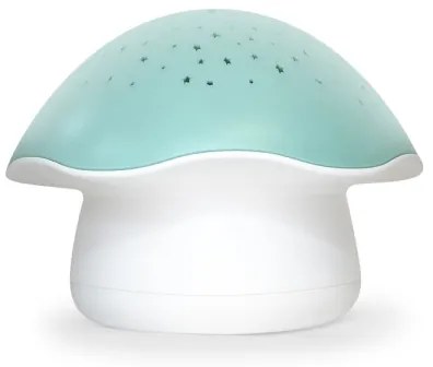 PABOBO - Proiettore con melodia STAR MUSHROOM 3xAA blu