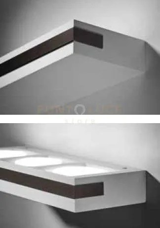 Velia applique a parete 3 luci attacco gx53 bronzo 35,2cm h.5cm in ...