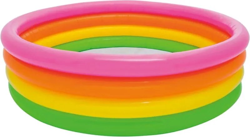 Intex - Piscina Gonfiabile Sunset 4 Anelli 168x46 cm