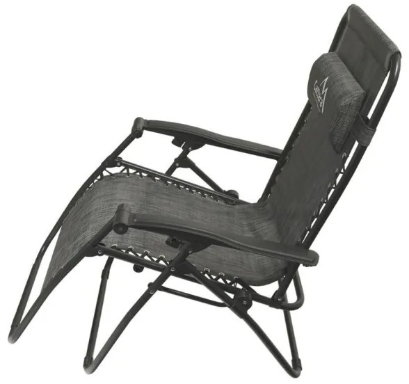 Sedia pieghevole regolabile antracite