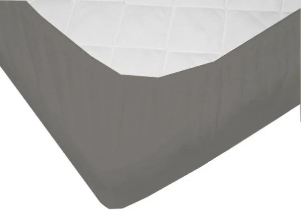 EKO - Telo impermeabile con elastico JERSEY 120x60 cm grigio