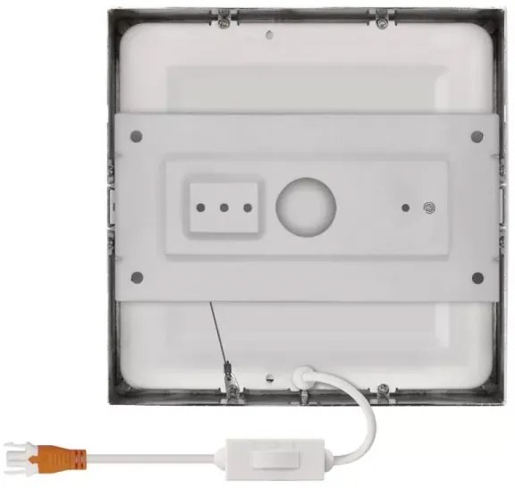 Plafoniera LED LED/12,5W/230V 3000/3500/4000K 17x17 cm cromo