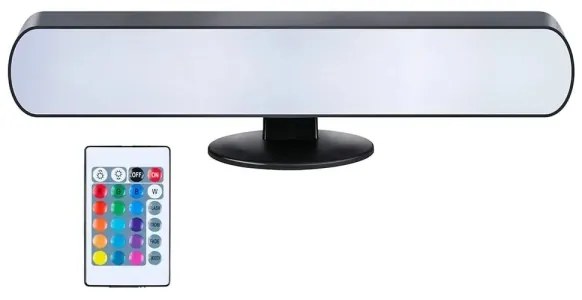 Grundig - Lampada da tavolo dimmerabile LED RGBW LED/0,7W/5V nera + telecomando