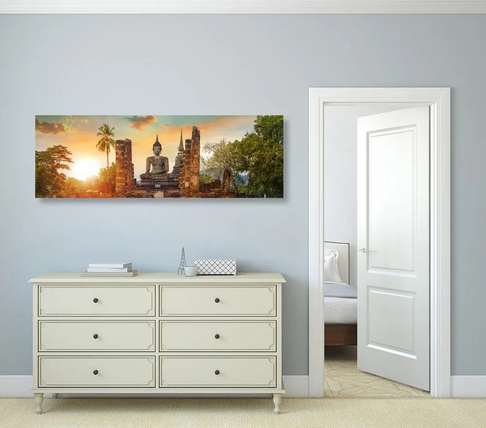 Quadro su tela – Statua di Buddha nel parco Sukhothai