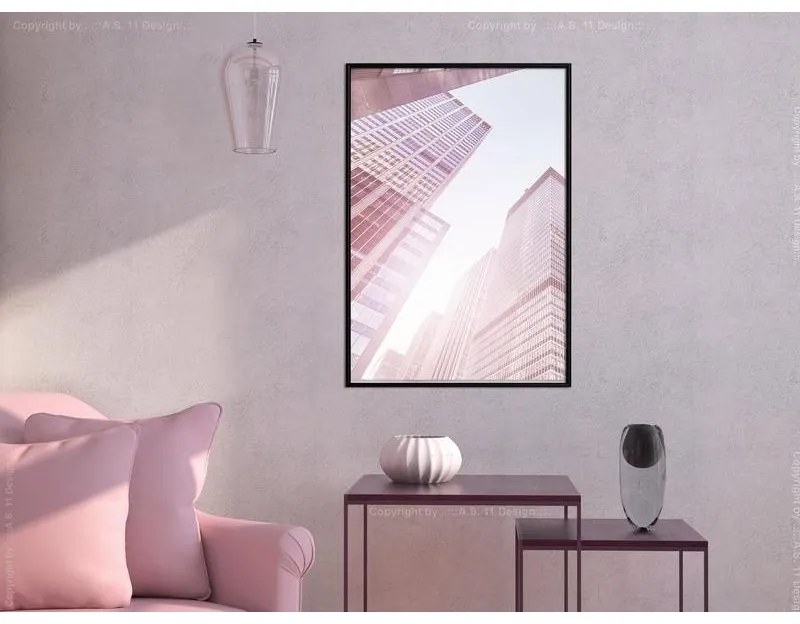 Poster Steel and Glass (Pink)