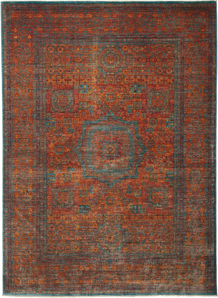 Mamluk Tappeto 170x230 Giallo (Pakistan) Annodato A Mano