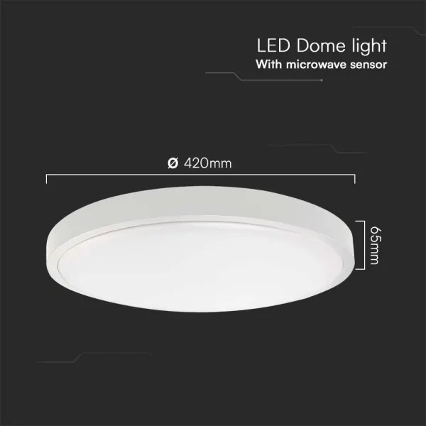 Plafoniera LED da bagno con sensore LED/36W/230V 4000K IP44 bianco