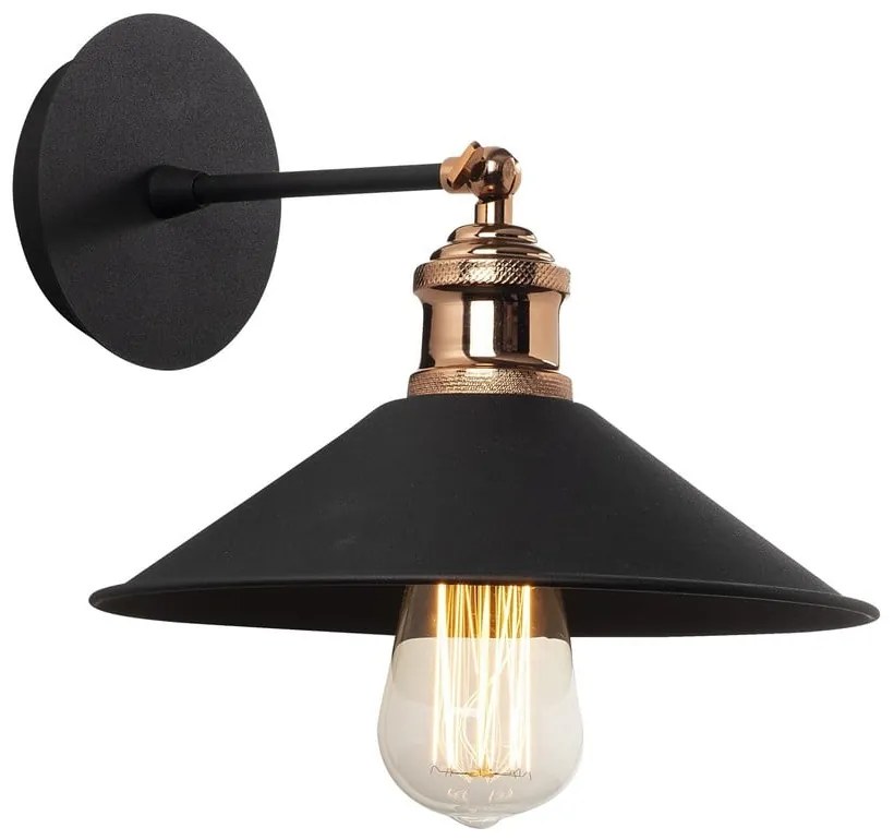 Lampada da parete nera Berceste – Opviq lights