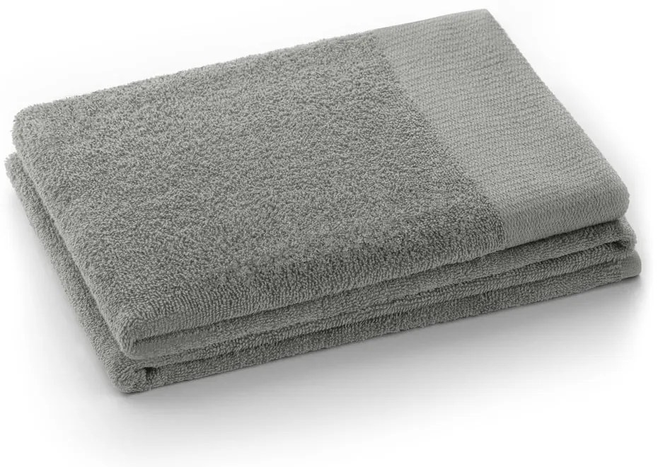 Asciugamano tipo terry grigio in cotone 70x140 cm Amari – Restilo