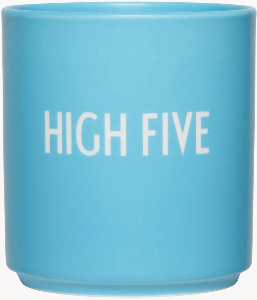 Tazza con scritta Favourite High Five
