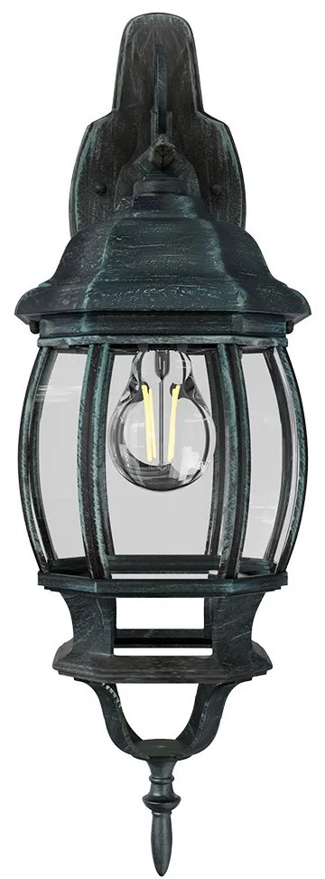 Applique da Esterno Storica E27 IP54 Verde Anticato - Serie BELLINI 1B