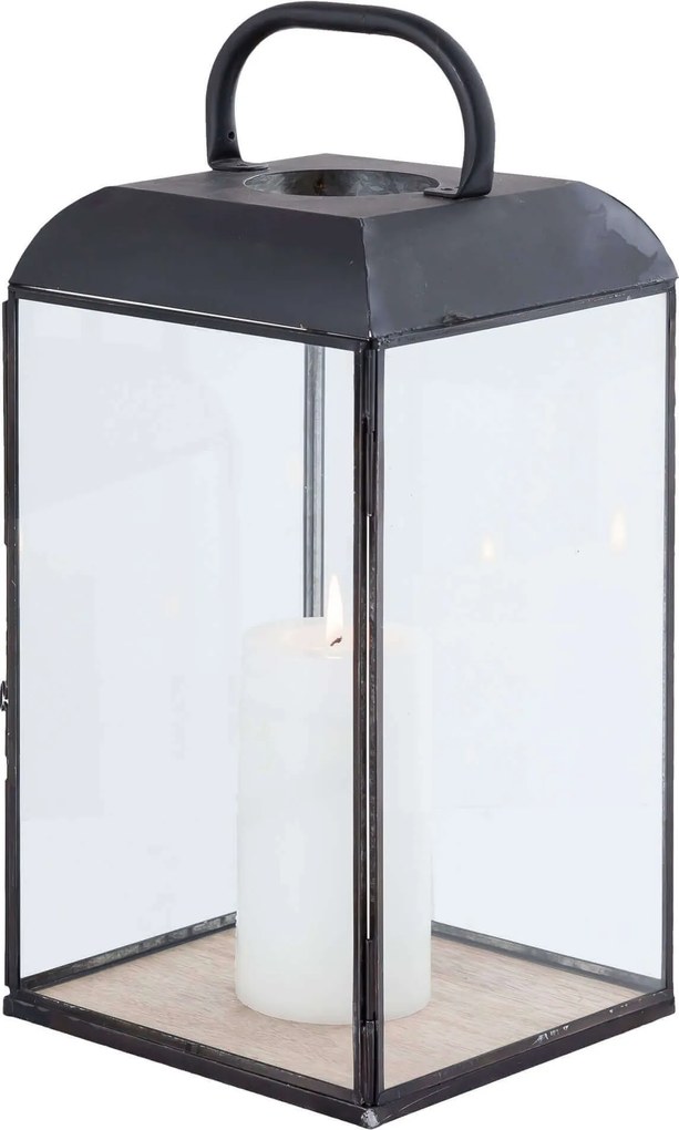 ANASTASIE - lanterna in vetro e acciaio