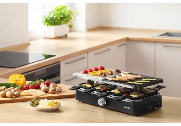 Sencor - Raclette grill con accessori 1400W/230V