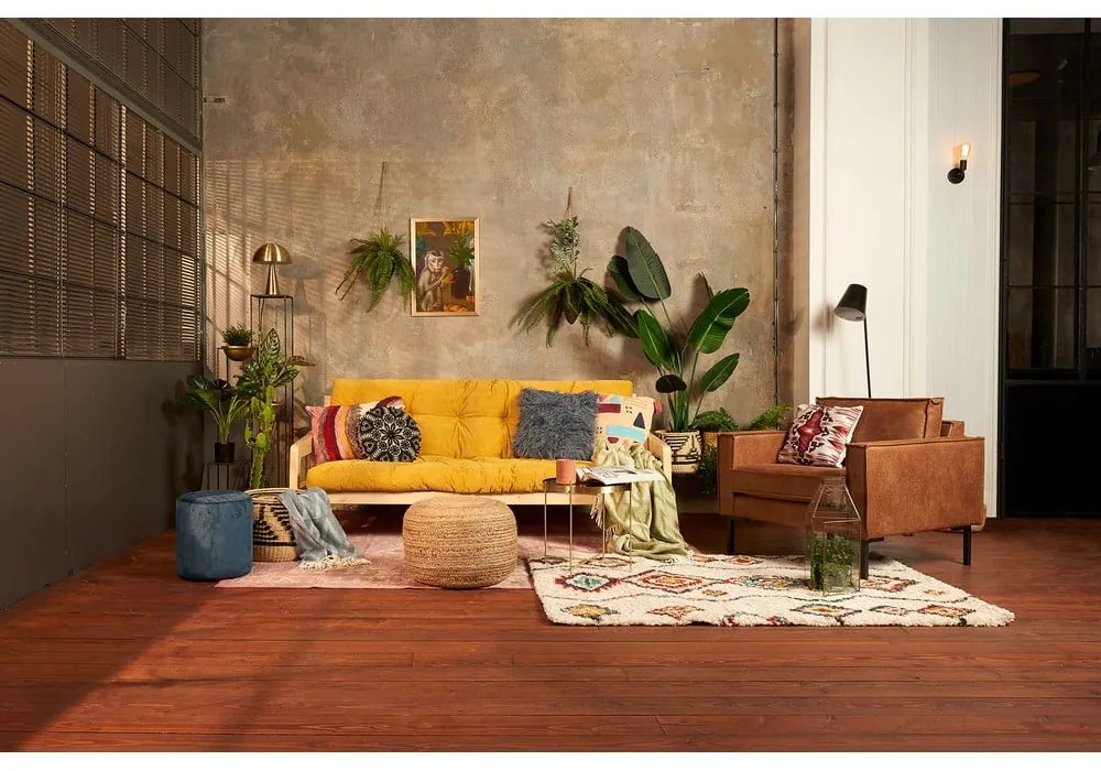 Divano letto beige 204 cm Grab - Karup Design