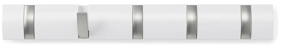 Appendiabiti da parete bianco in legno di pioppo Flip - Umbra