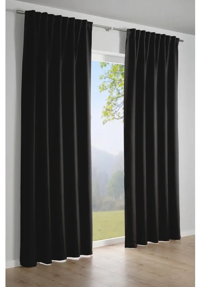 Tenda nera oscurante 140x245 cm Dimout - Gardinia