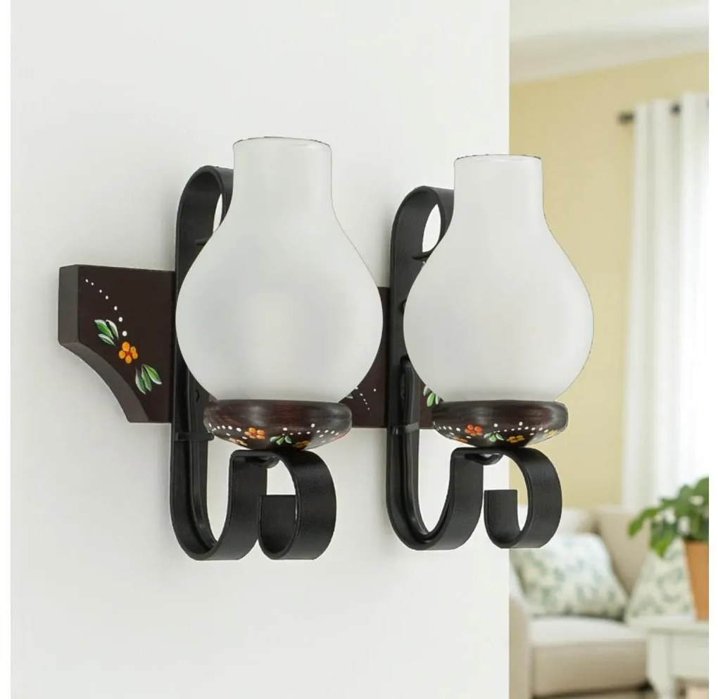 Brilagi - Applique QUEEN 2xE14/40W/230V faggio/wenge