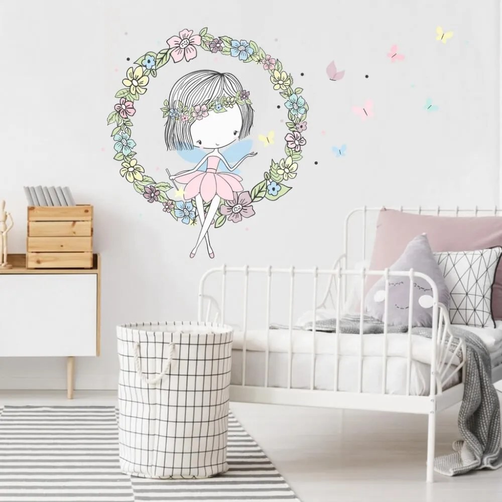 INSPIO Fata del bosco - adesivo murale