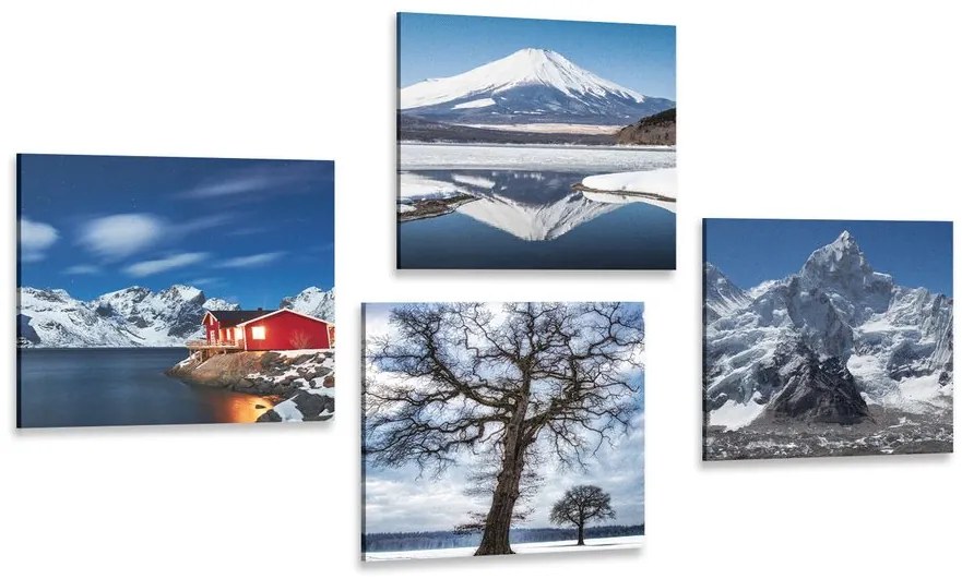 Set di quadri – Incanto della natura