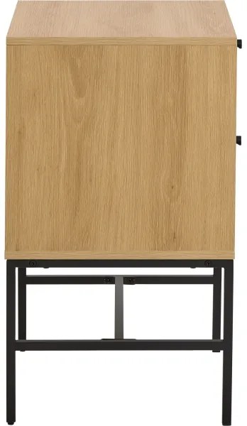 Comodino con cassetti OLIVIA rovere