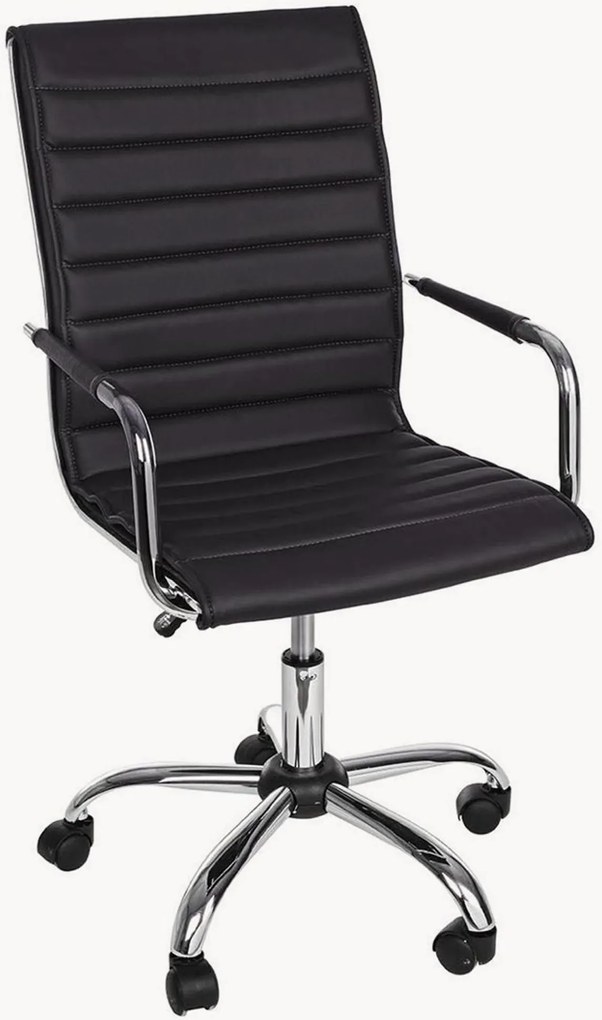 Sedia da scrivania in similpelle Sydney, regolabile in altezza