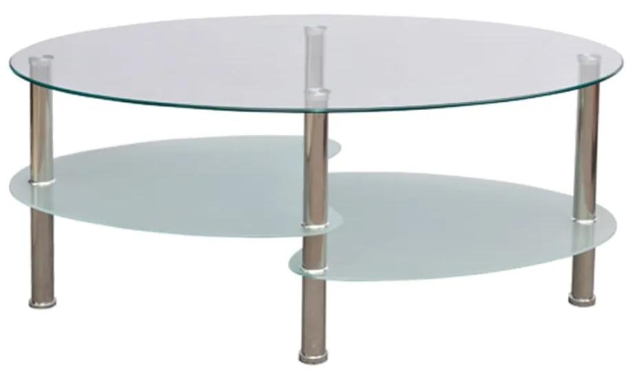 Tavolino da Caffè con Design Esclusivo Bianco