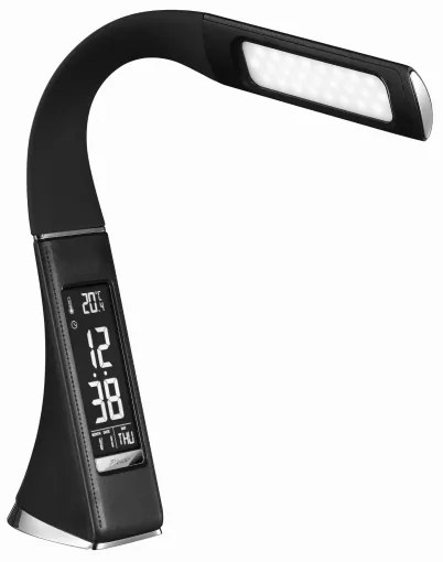 Lampada da tavolo dimmerabile a LED con display LED/10W/5V, nera