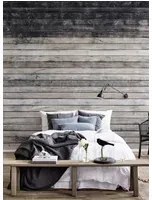 Rebel Walls Carta da parati panoramica Worn Wood