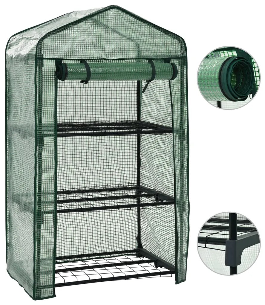 Mini Serra Su 3 Livelli 69x49x125 Cm /