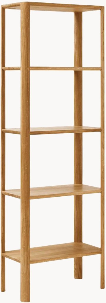 Scaffale in legno di quercia Leaf